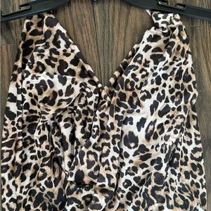 Windsor Animal Print Halter Top